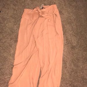 Pink Flowy Pants NWT